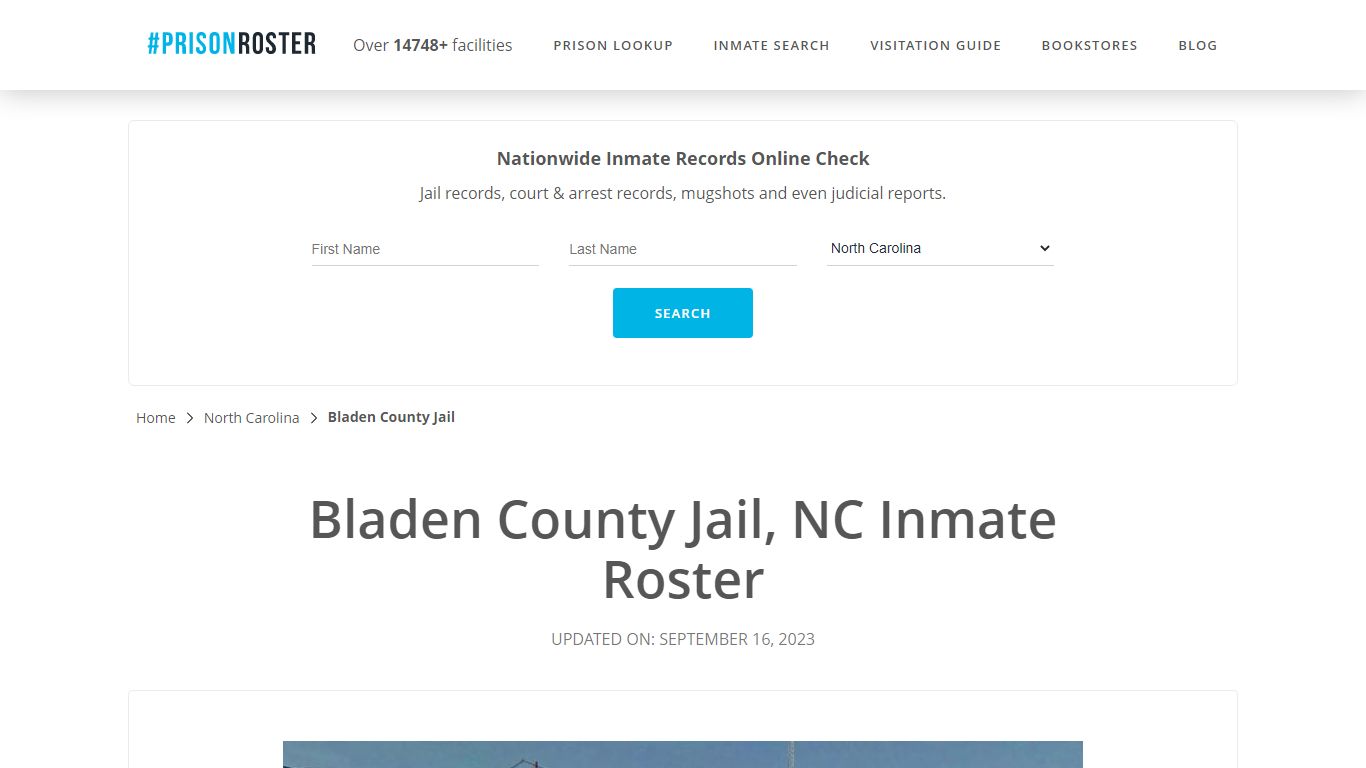 Bladen County Jail, NC Inmate Roster - Prisonroster