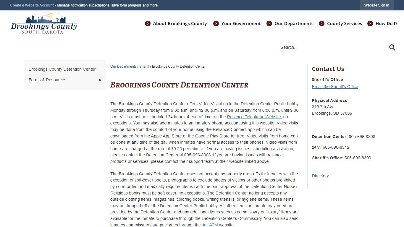 Brookings County Detention Center