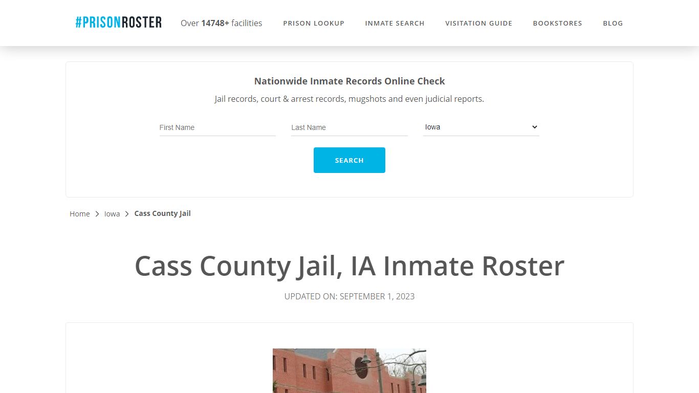 Cass County Jail, IA Inmate Roster - Prisonroster