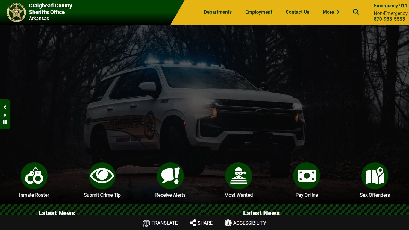 Craighead County Arkansas Sheriff's Office | Jonesboro - Lake City