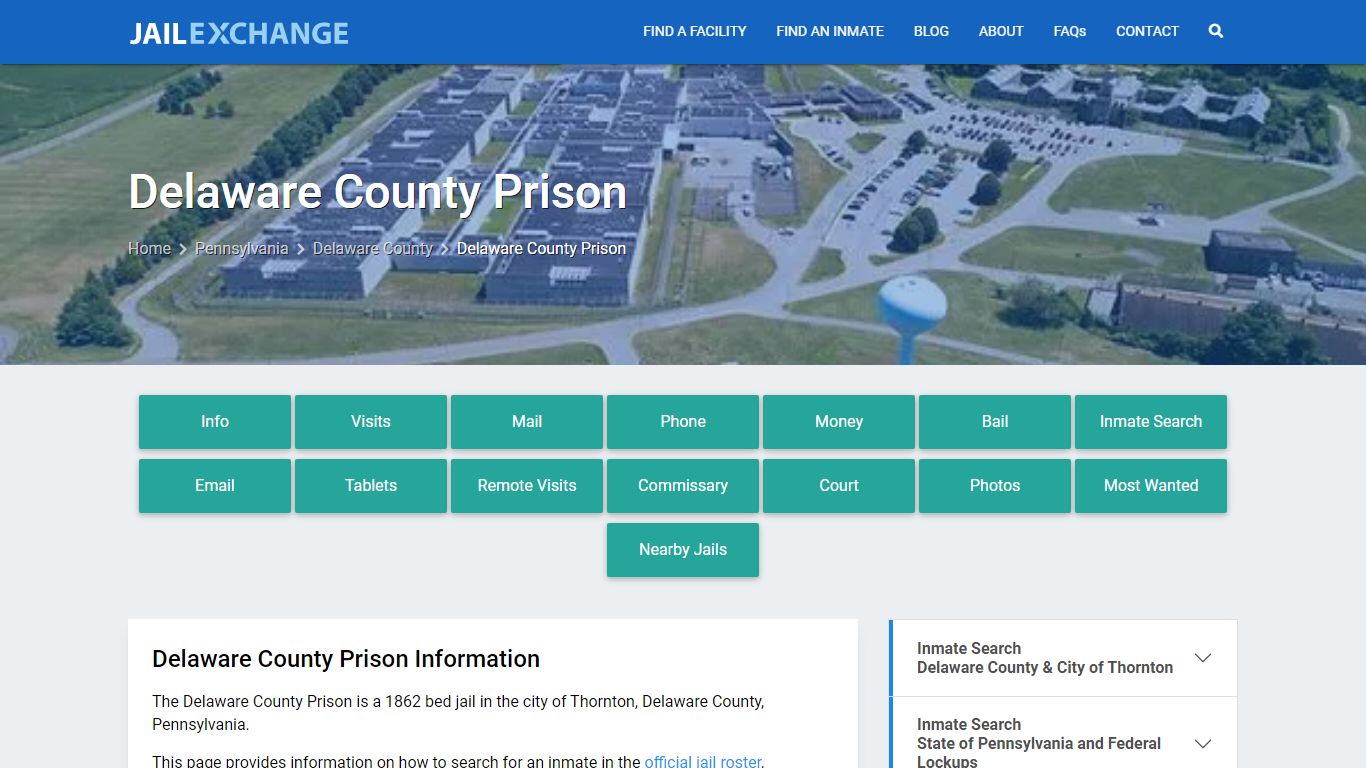 Delaware County Prison, PA Inmate Search, Information - Jail Exchange