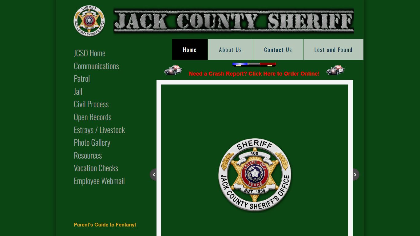 Jack County Sheriff's office in Jacksboro, Tx