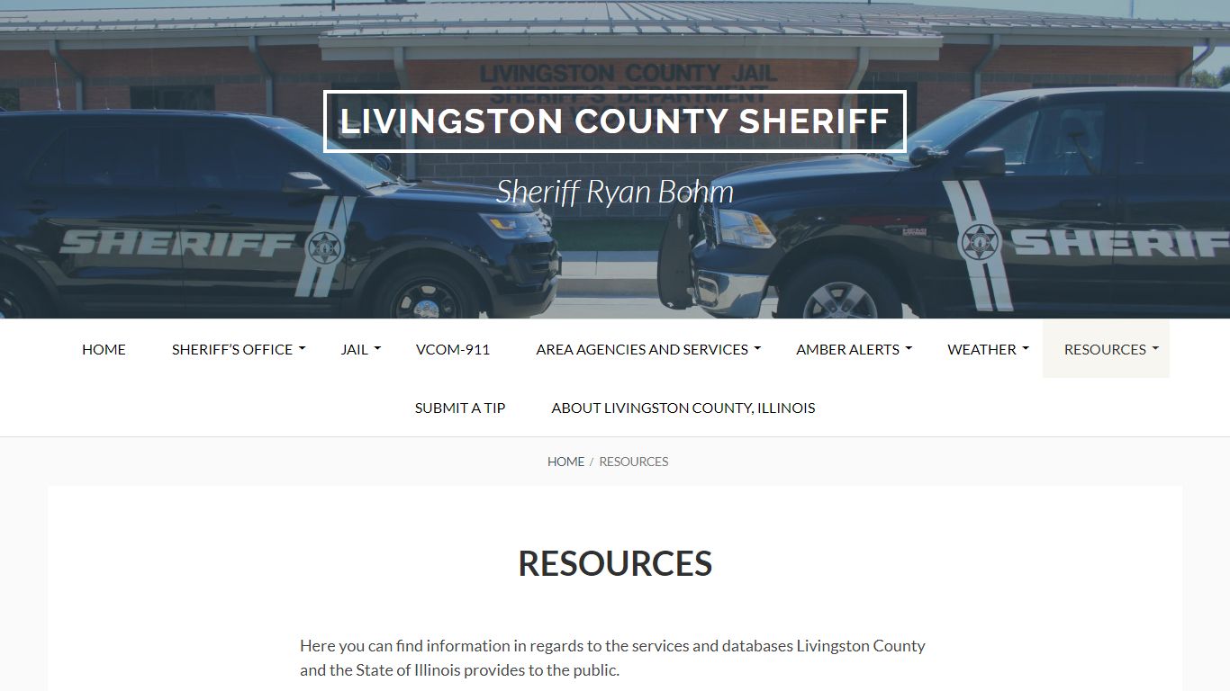 Resources – Livingston County Sheriff