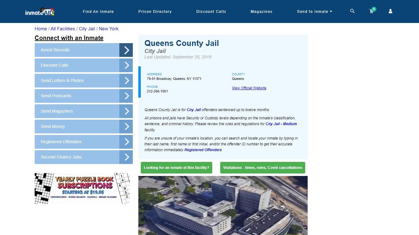 Queens County Jail | Inmate Locator