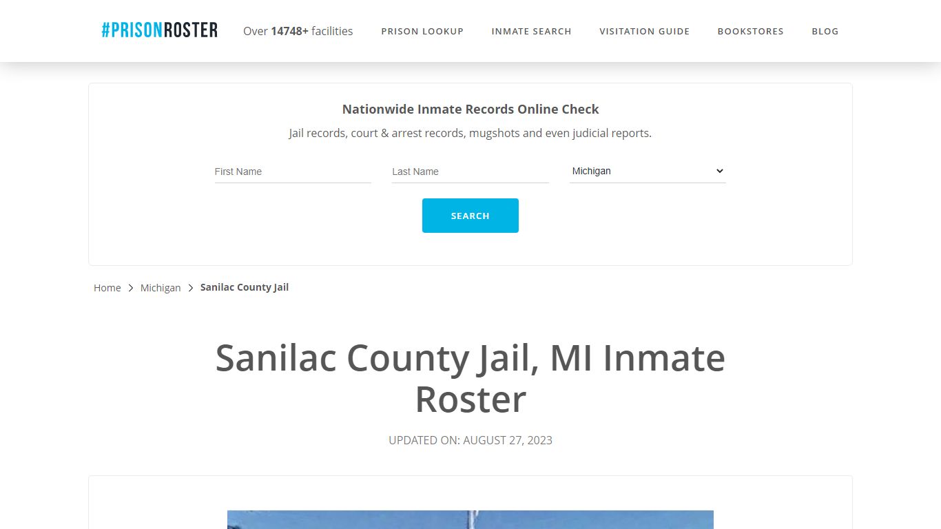 Sanilac County Jail, MI Inmate Roster - Prisonroster